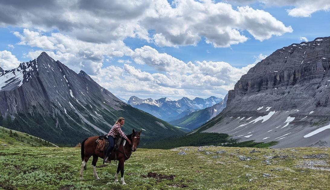 Horseback riding with Banff Trail Riders in Banff National Park