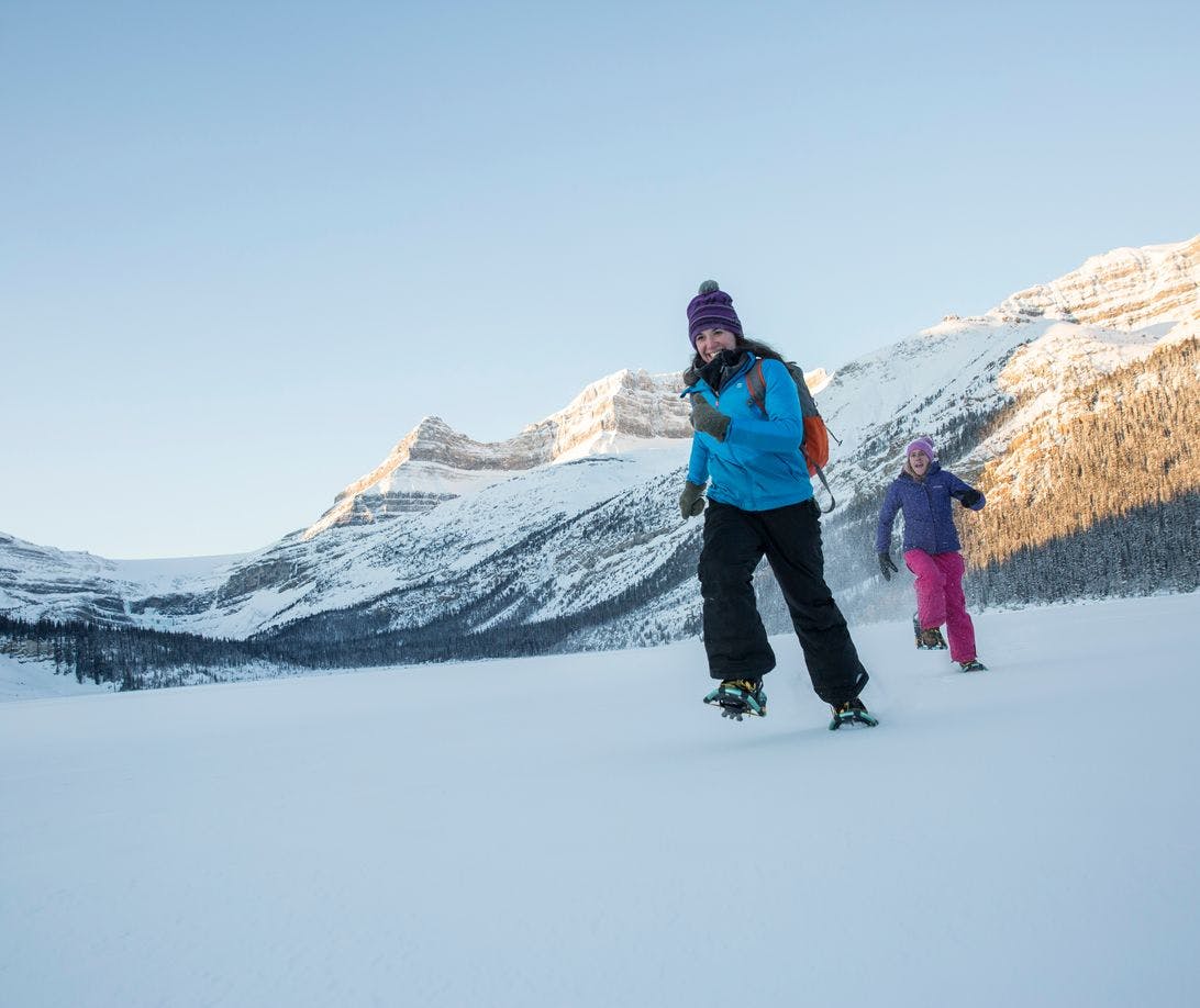 Snowshoeing in Banff and Lake Louise
