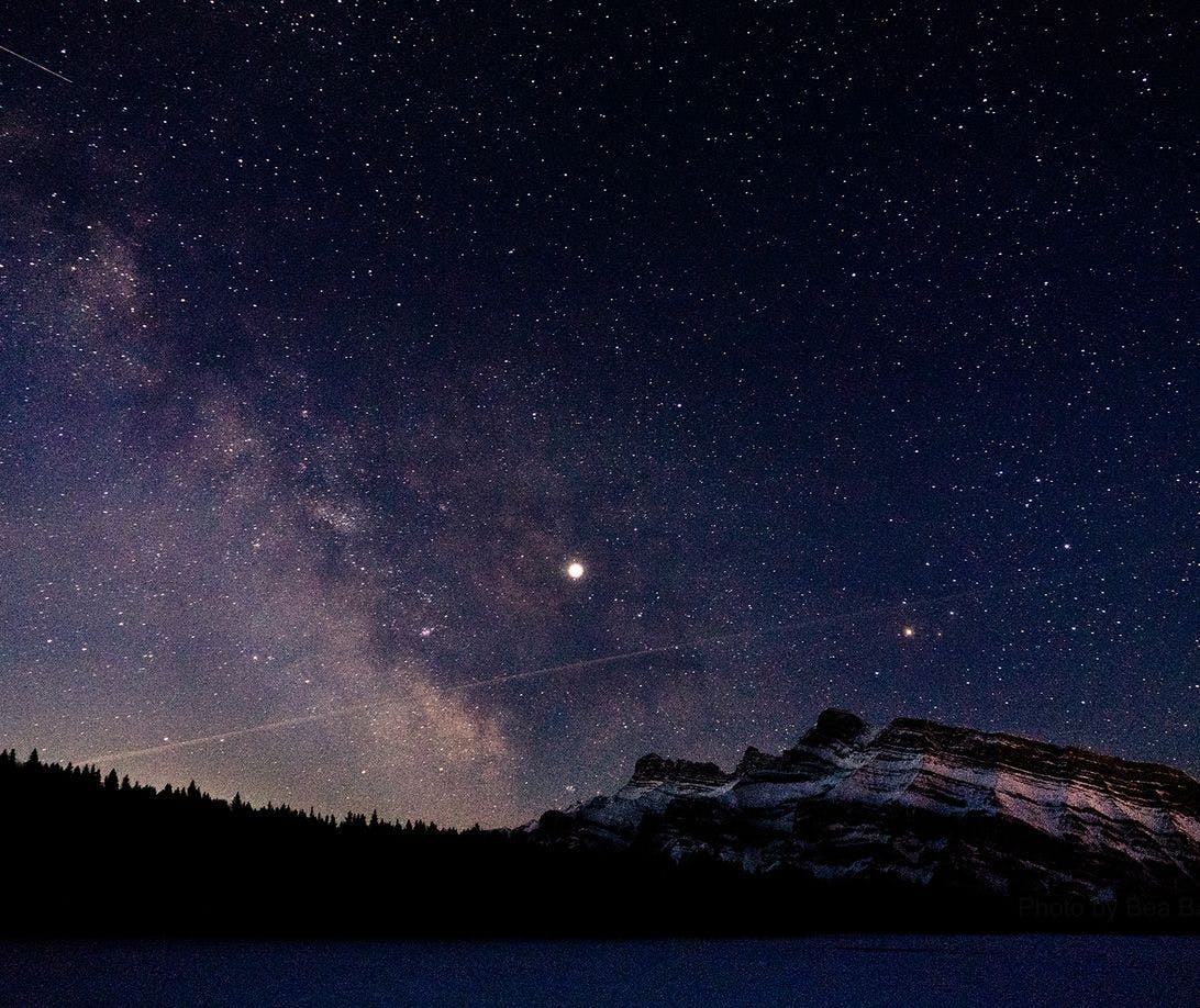 Stargazing in Banff National Park
