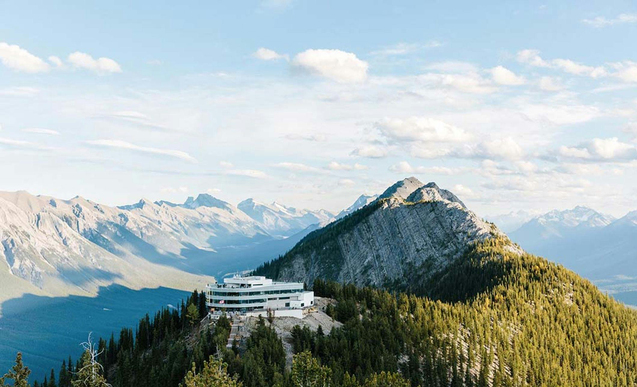 Aerial Banff Gondola Banff National Park