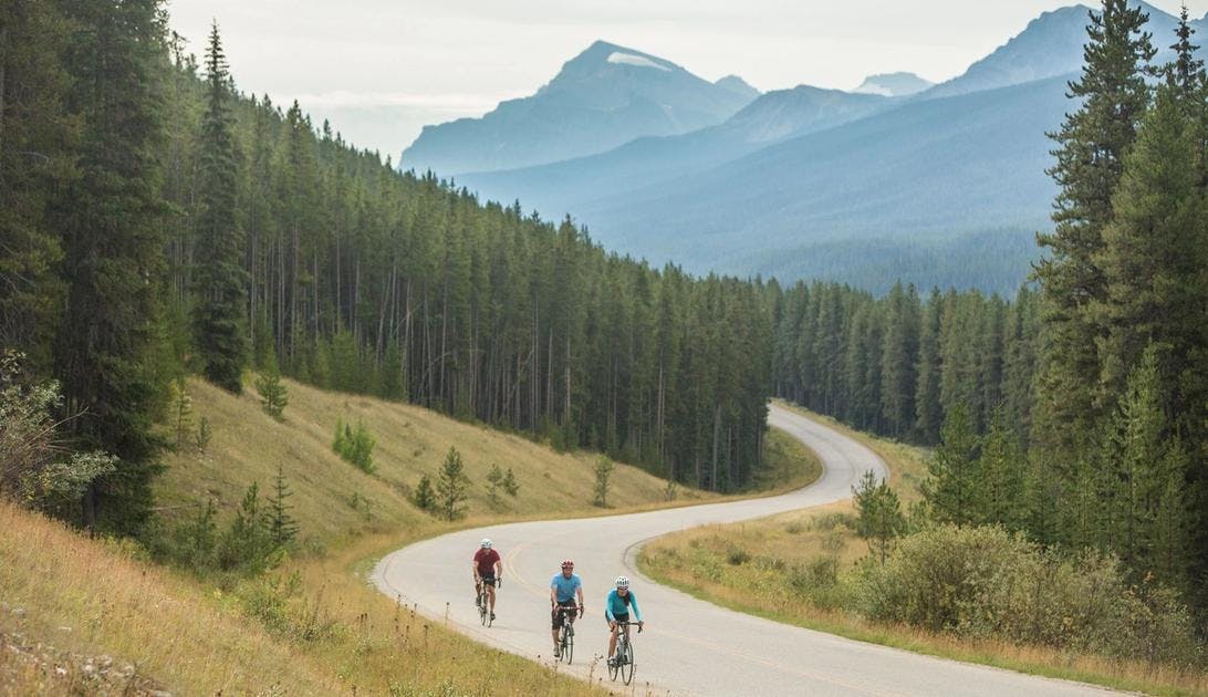 Road Cycling on the Bow Valley Parkway