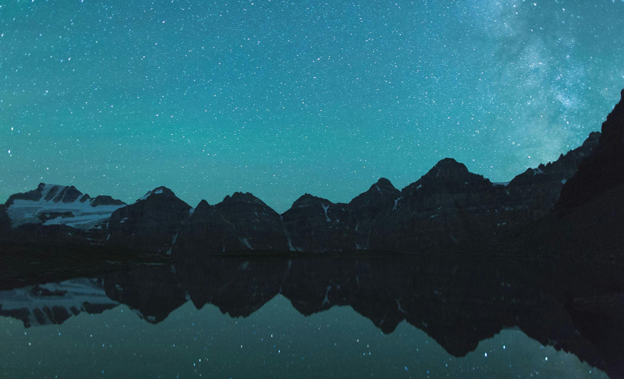 Night Sky Sentinel Pass Banff National Park Jake Dyson