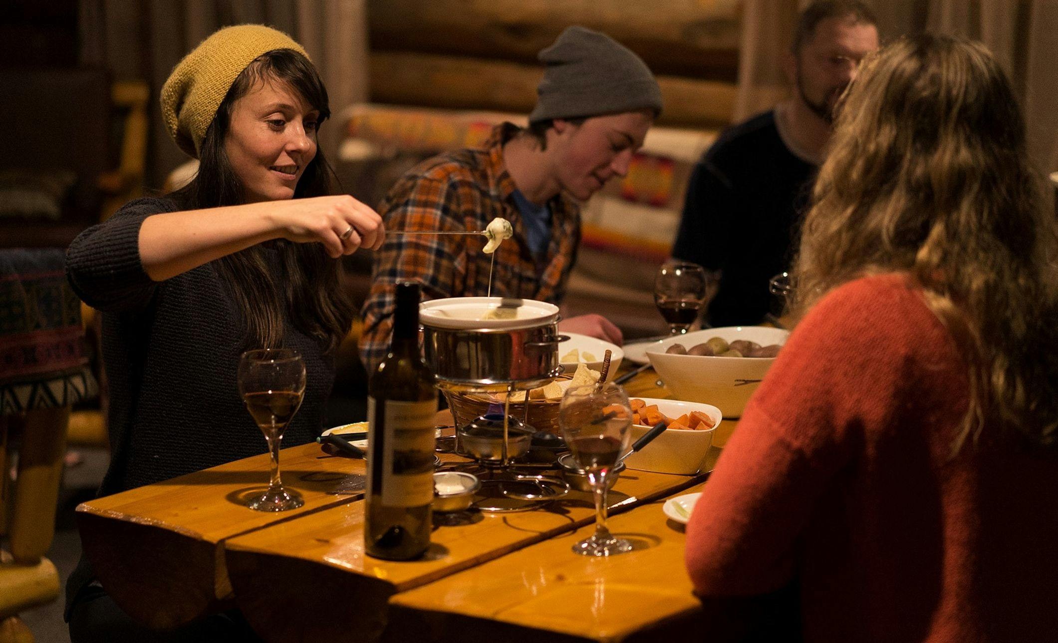 Dinner at Sundance Lodge, Banff National Park