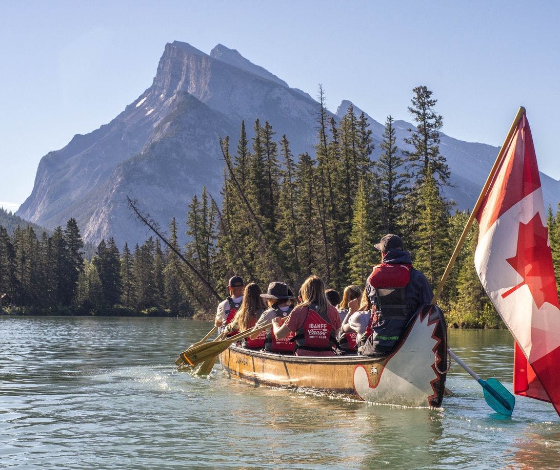 Banff Canoe Club Group Tour