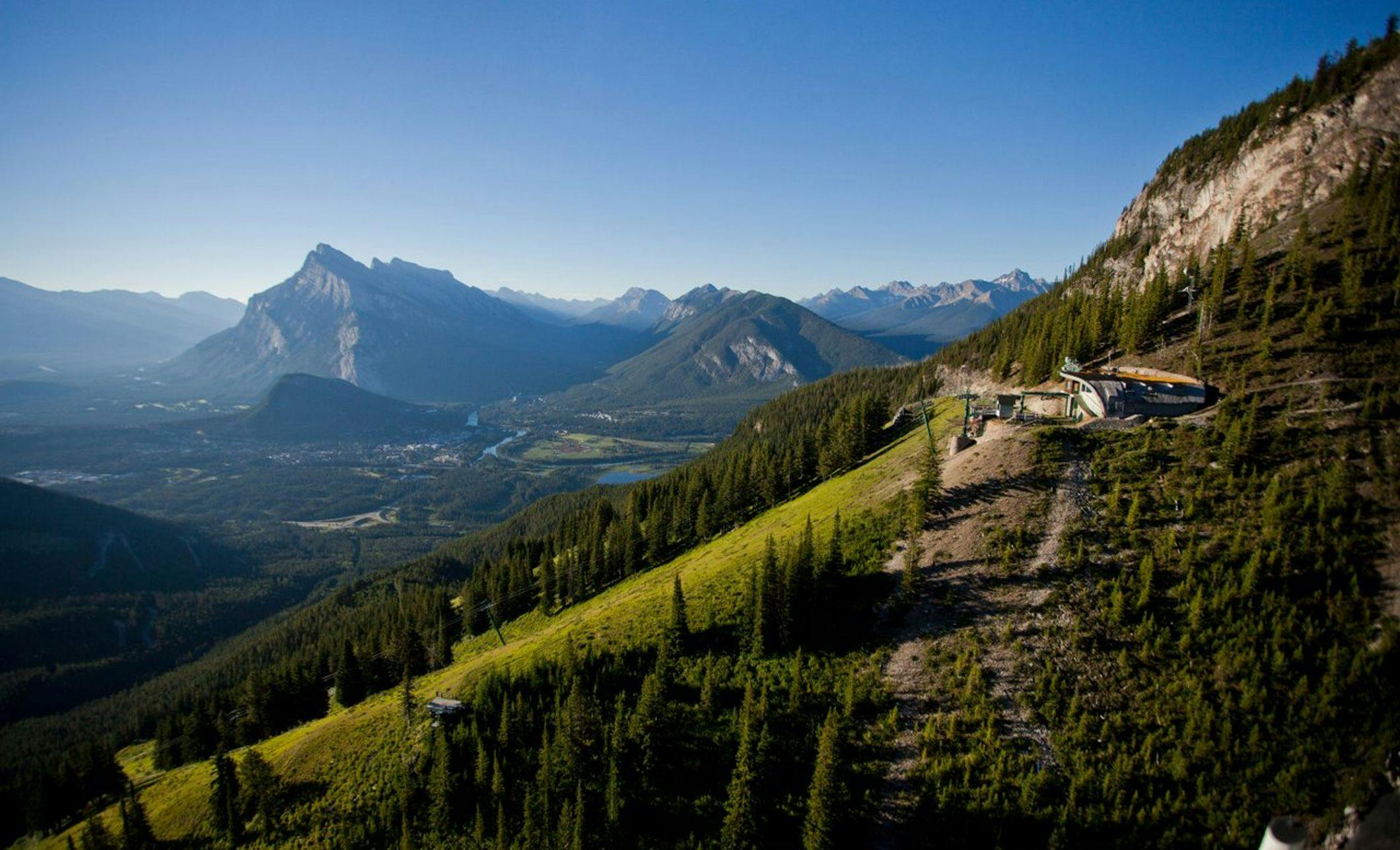 Cliffhouse Bistro on Mt. Norquay in Banff National Park in the Canadian Rockies.